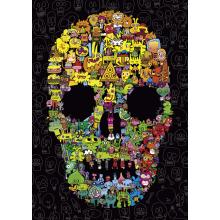 Puzzle Doodle Skull 1000 pezzi