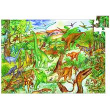 Puzzle osservazione dinosauri con libricino 100 pezzi dai 6 anni