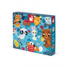 Puzzle Tattile Gli Animali della Foresta 20 pezzi 2-4 anni