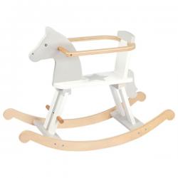 Cavallo a Dondolo bianco e grigio +1 anno