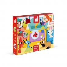 Puzzle Tattile Animali Domestici 20 pezzi 2-4 anni