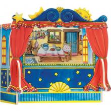 Teatrino in legno per burattini a dita