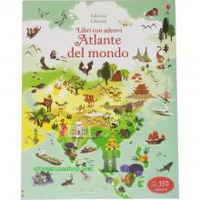 Atlante del Mondo con adesivi +6 anni