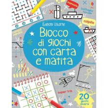 Blocco di Giochi con Carta e Matita +6 anni